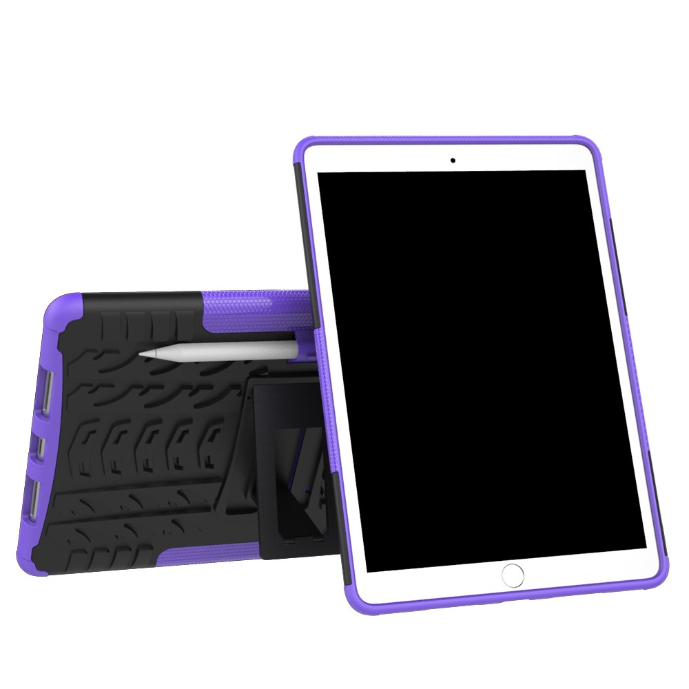  iPad Air 10.5 (2019) / Pro 10.5 (2017) - Rugged Kickstand Armor Skal - Lila