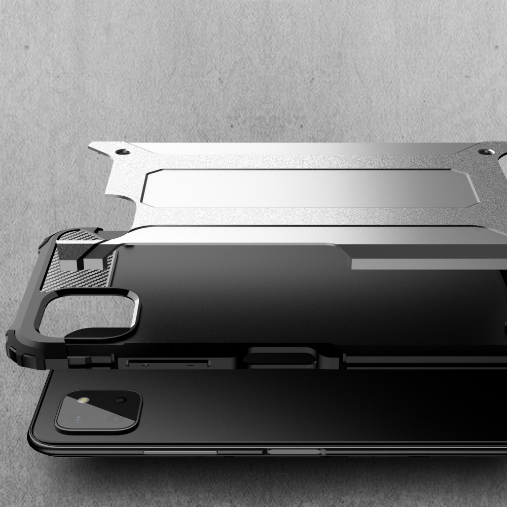  Samsung Galaxy A22 5G - Hybrid Armor Skal - Blå