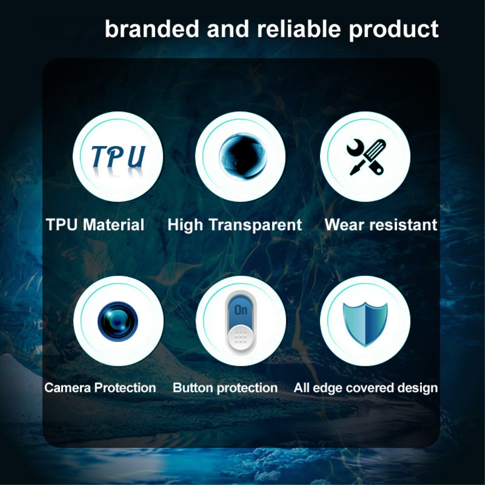IMAK Samsung Galaxy A22 5G - IMAK Transparent TPU Skal