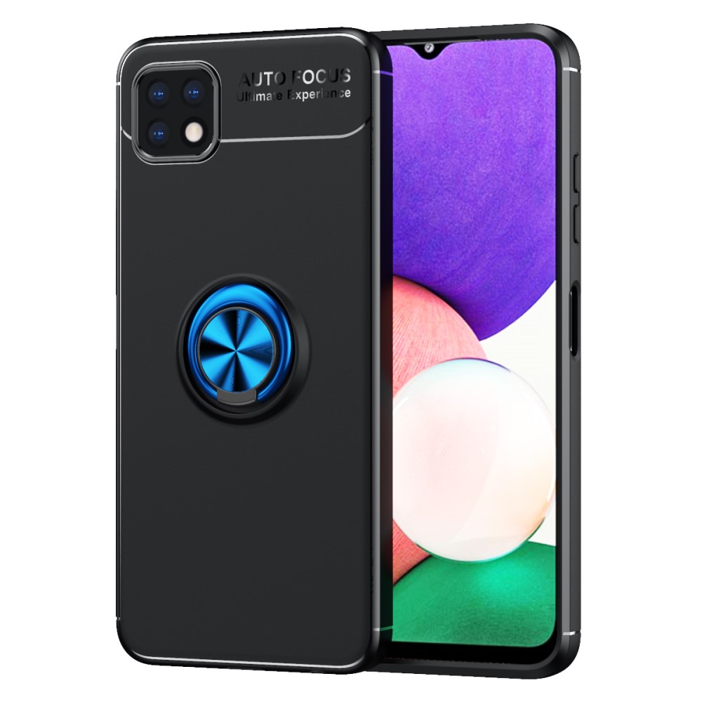  Samsung Galaxy A22 5G - Ring Skal - Svart/Blå