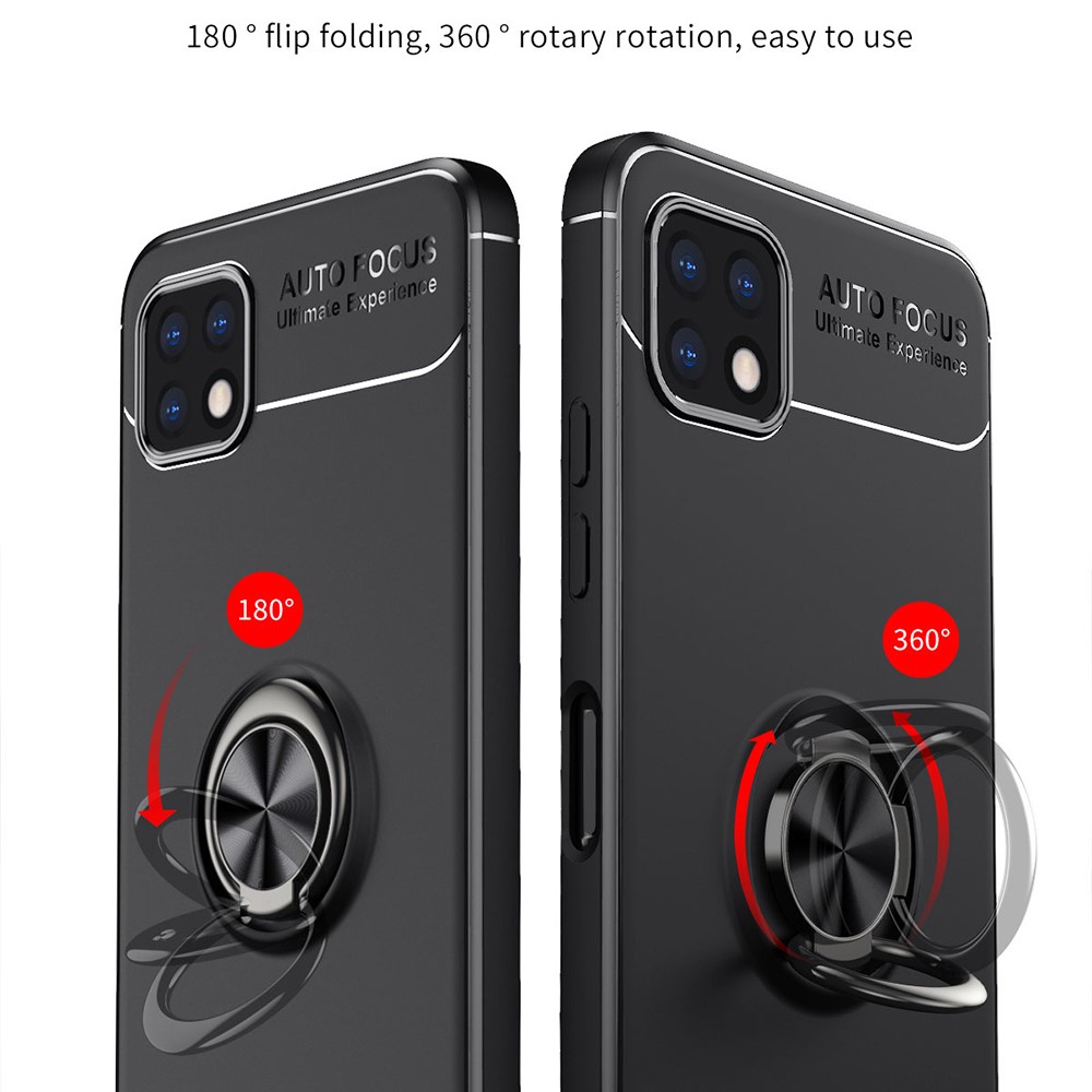  Samsung Galaxy A22 5G - Ring Skal - Svart/Blå
