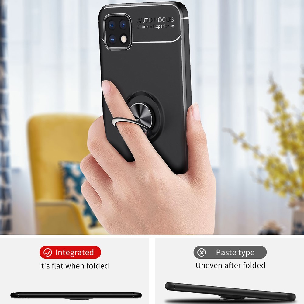  Samsung Galaxy A22 5G - Ring Skal - Svart