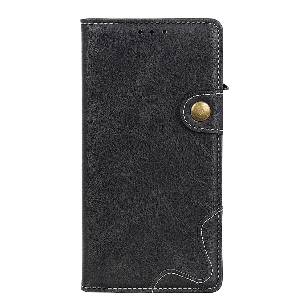  Sony Xperia 10 III - S-Line Läder Fodral - Svart