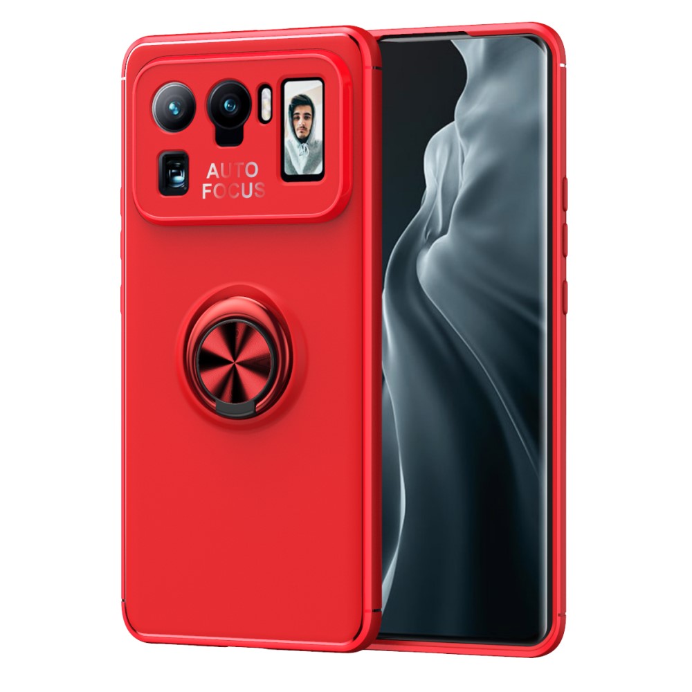  Xiaomi Mi 11 Ultra - Ring Skal - Röd