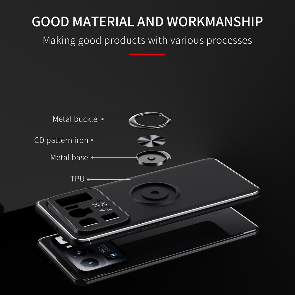  Xiaomi Mi 11 Ultra - Ring Skal - Röd