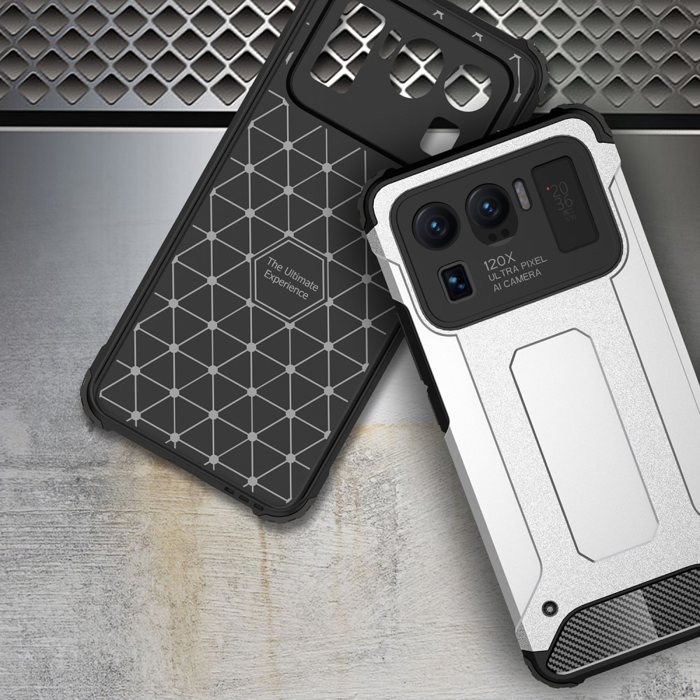  Xiaomi Mi 11 Ultra - Shockproof Hybrid Armor Skal - Röd