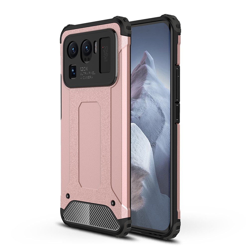  Xiaomi Mi 11 Ultra - Shockproof Hybrid Armor Skal - Roséguld
