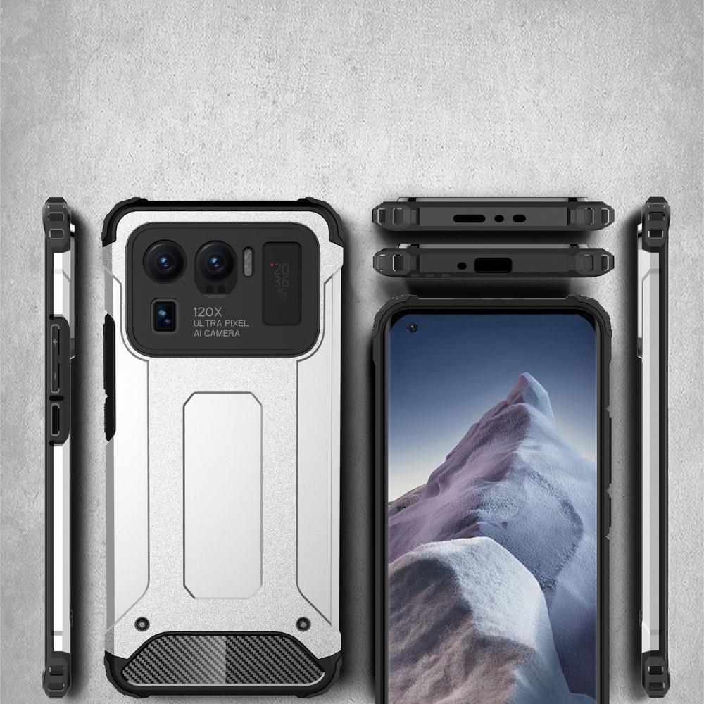  Xiaomi Mi 11 Ultra - Shockproof Hybrid Armor Skal - Ljus Blå
