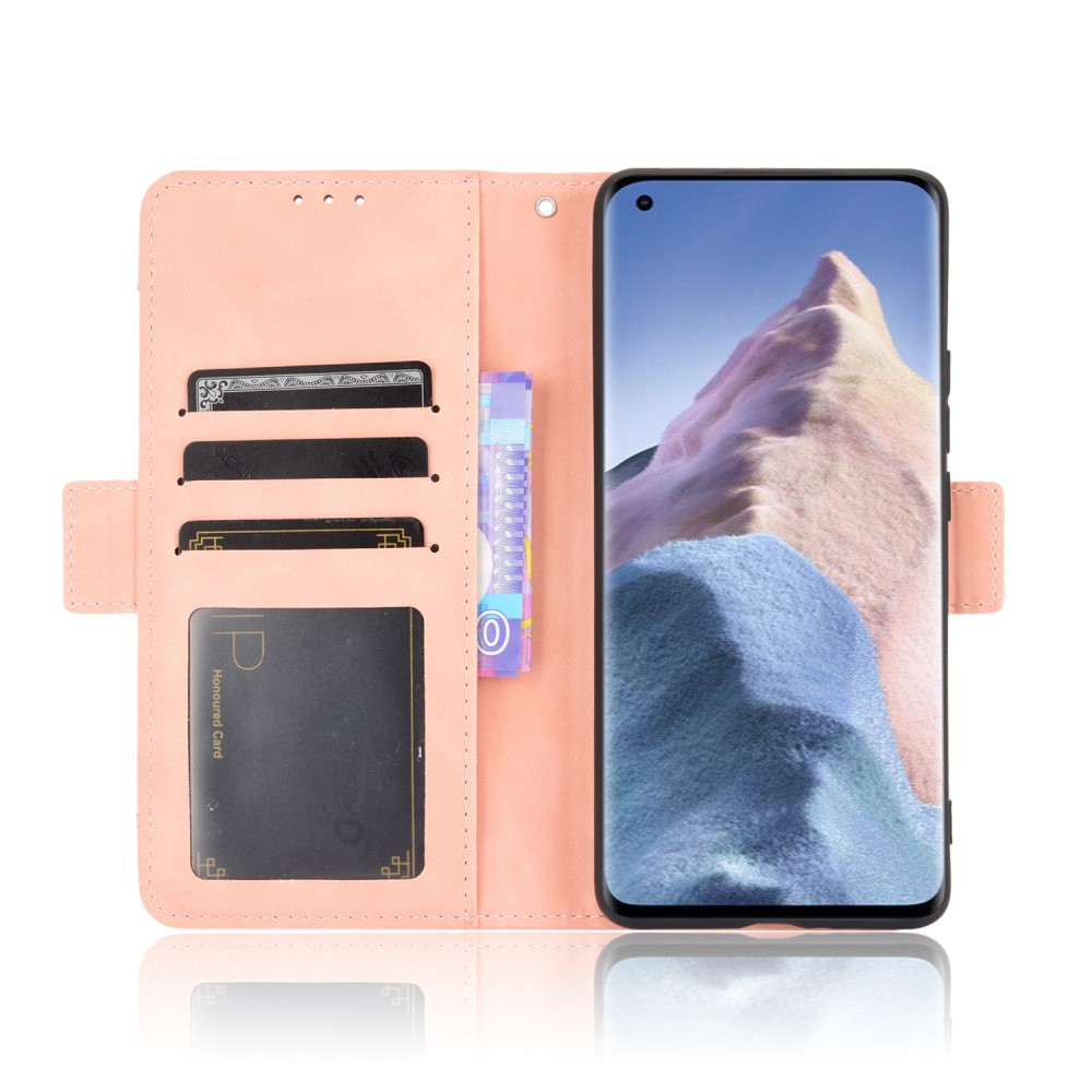  Xiaomi Mi 11 Ultra - Fodral Med Avtagbart Kortfodral - Ljus Rosa