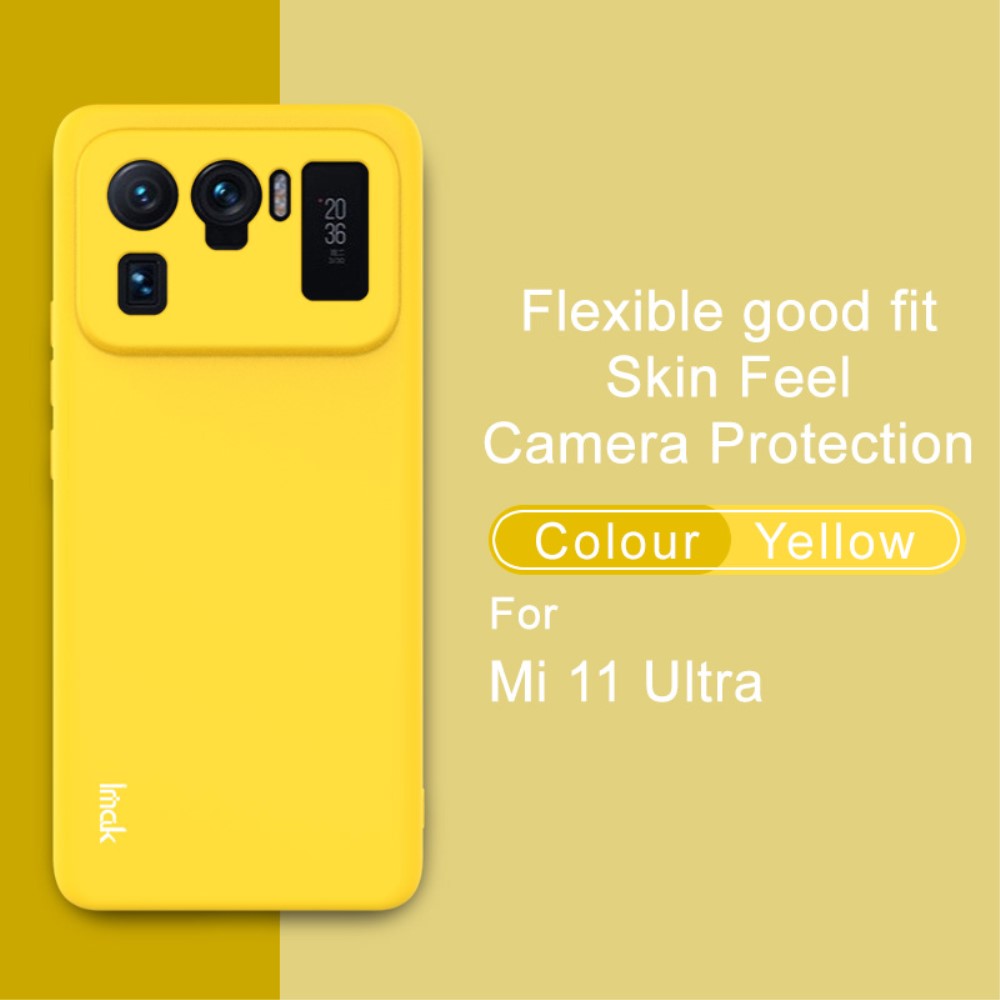 IMAK Xiaomi Mi 11 Ultra - IMAK Skin Touch Skal - Gul