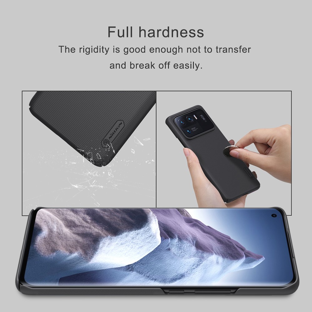 NILLKIN Xiaomi Mi 11 Ultra - NILLKIN Frosted Shield Skal - Svart