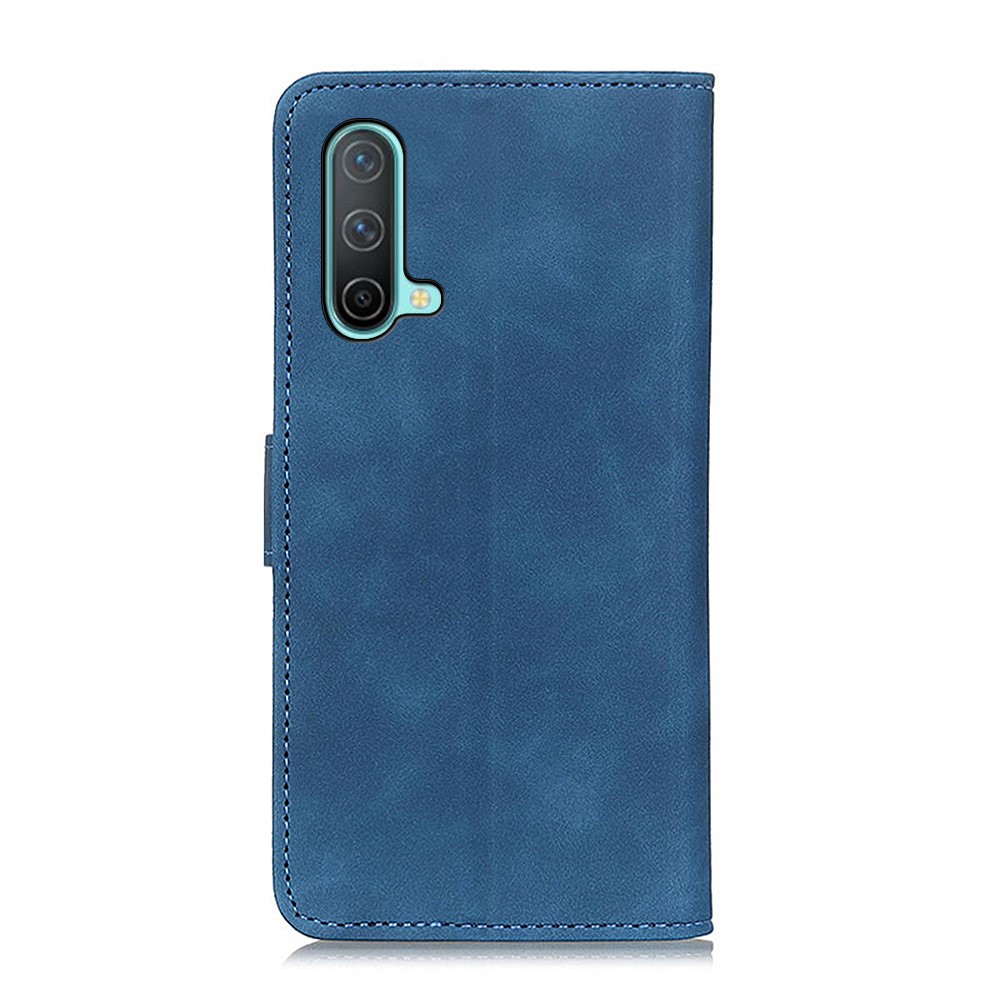 KHAZNEH OnePlus Nord CE 5G - KHAZNEH Retro Läder Fodral - Blå