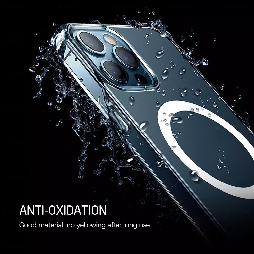  iPhone 12 / 12 Pro - MagSafe Akryl + TPU Skal - Transparent
