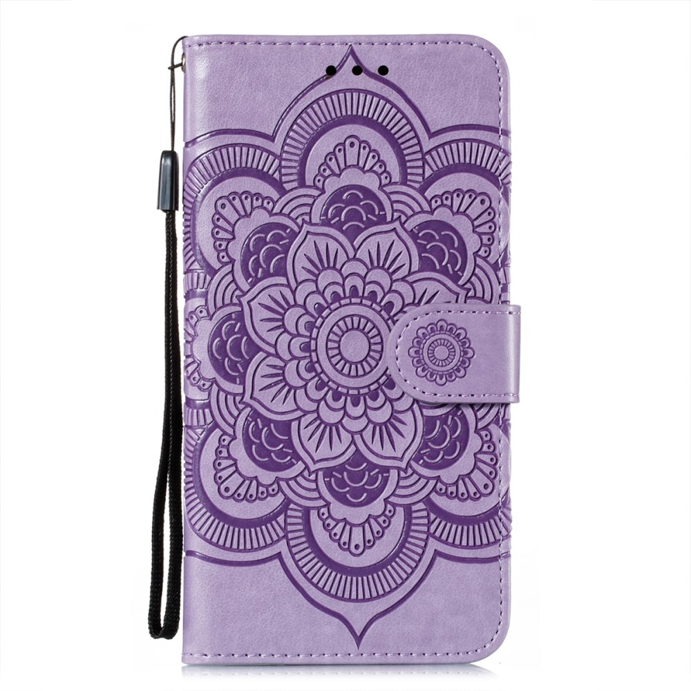  Samsung Galaxy A22 5G - Mandala Plånboksfodral - Lila