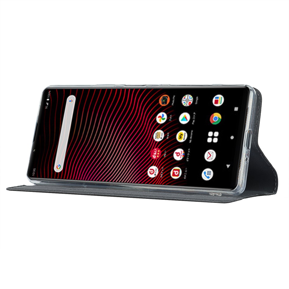  Sony Xperia 1 III - Läder Flip Fodral - Svart