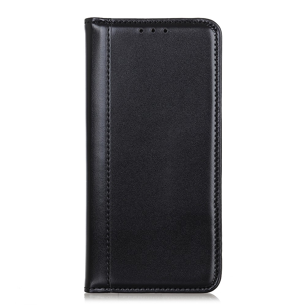  Xiaomi Redmi Note 10S - Läder Flip Fodral - Svart
