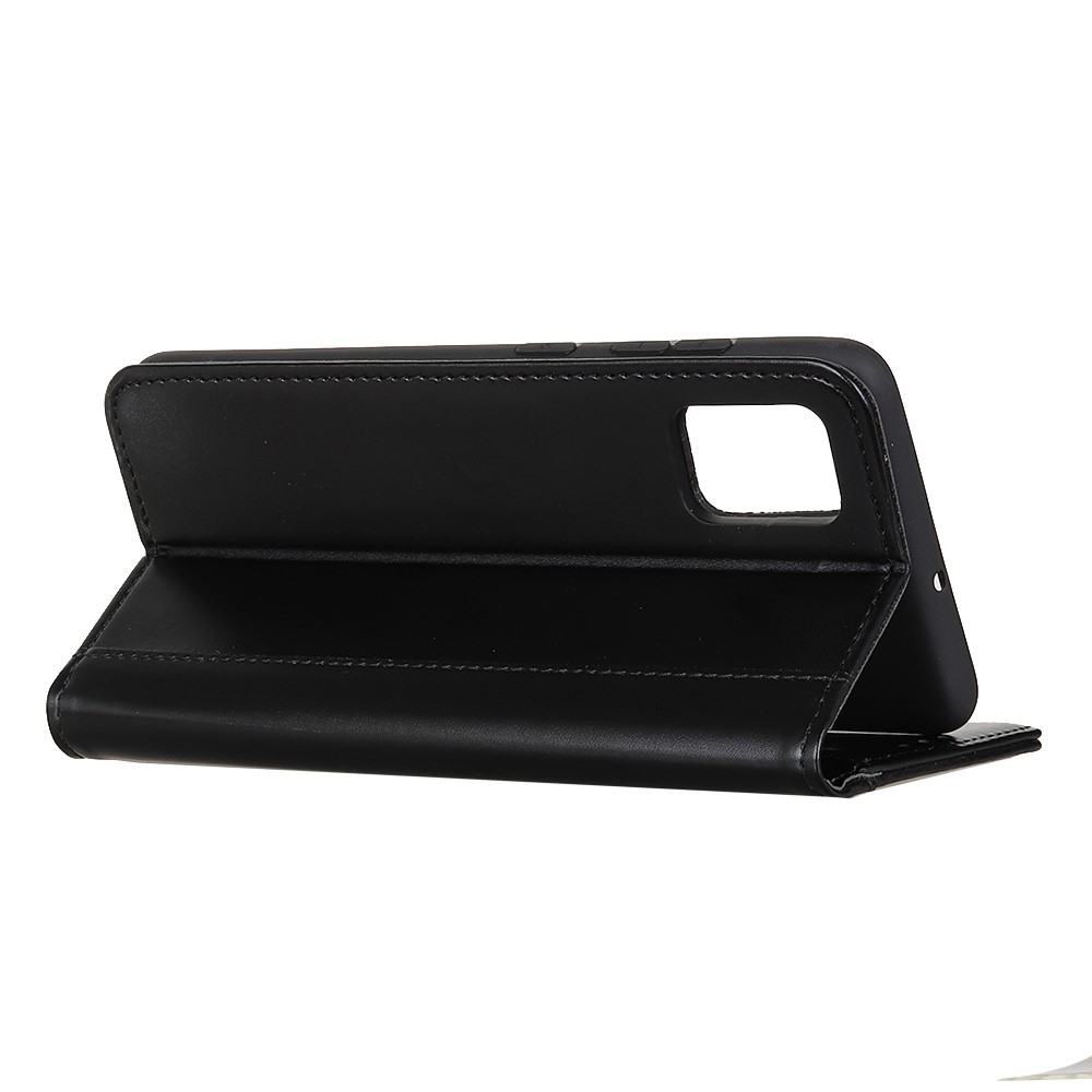  Xiaomi Redmi Note 10S - Läder Flip Fodral - Svart