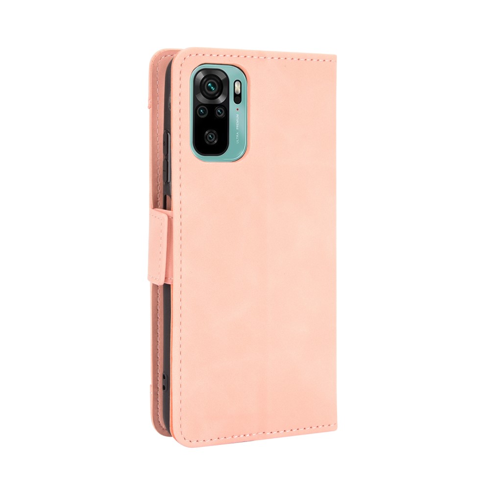  Xiaomi Redmi Note 10S - Fodral Med Avtagbart Kortfodral - Ljus Rosa