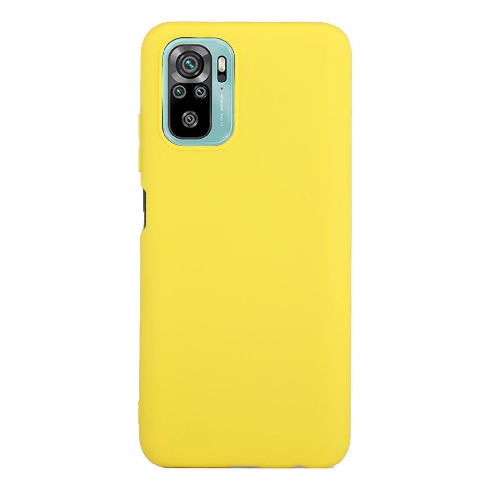  Xiaomi Redmi Note 10S - Matt Shockproof TPU Skal - Gul