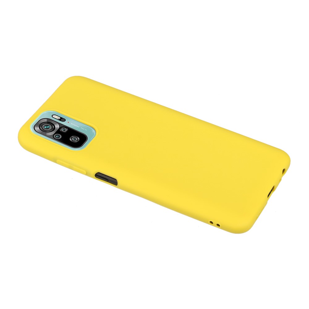  Xiaomi Redmi Note 10S - Matt Shockproof TPU Skal - Gul