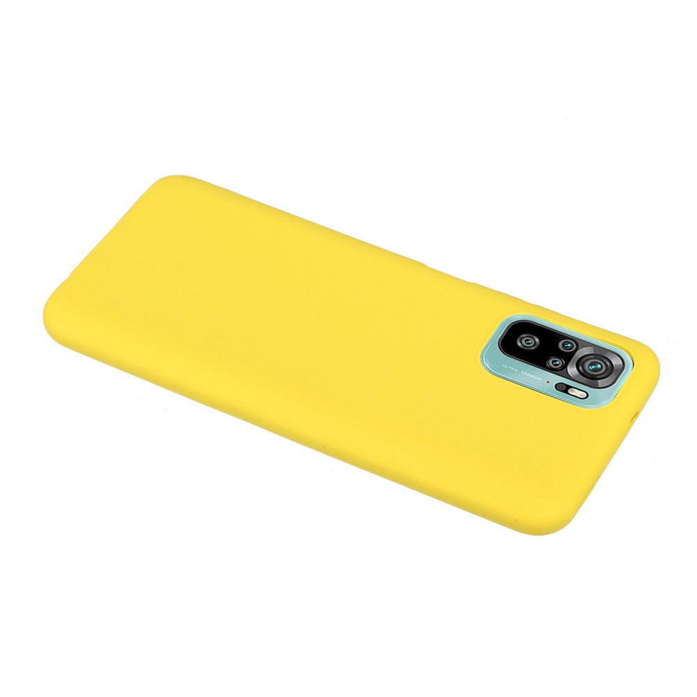  Xiaomi Redmi Note 10S - Matt Shockproof TPU Skal - Gul