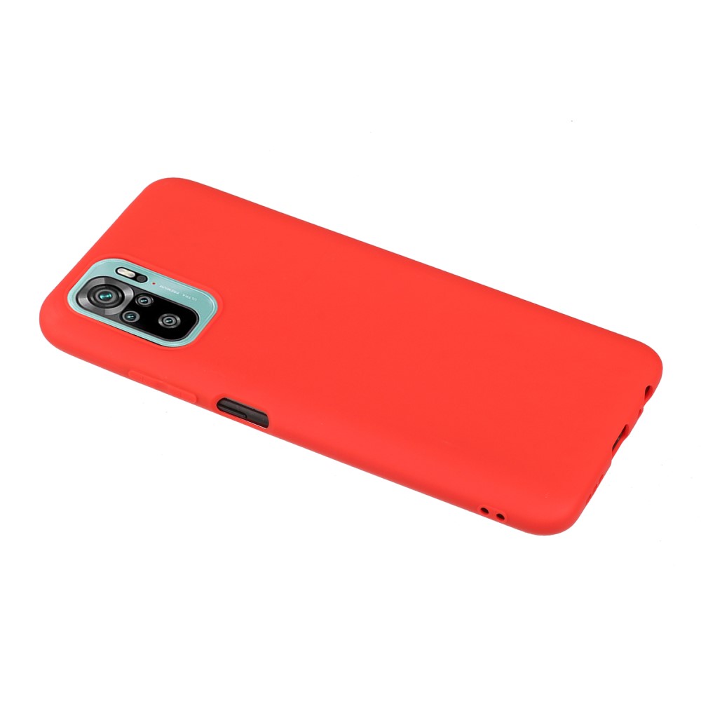  Xiaomi Redmi Note 10S - Matt Shockproof TPU Skal - Röd