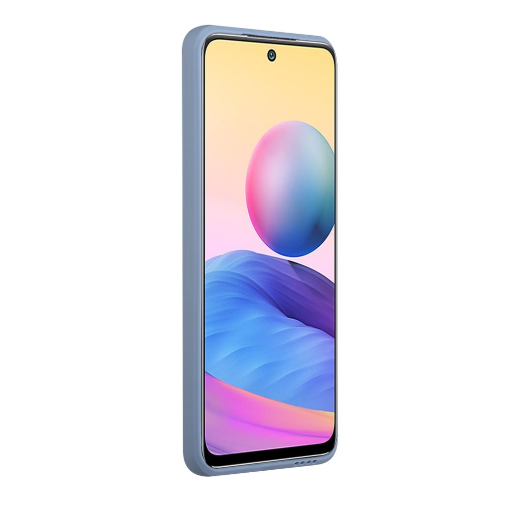  Xiaomi Redmi Note 10S - TPU Skal Med Kortfack - Blå