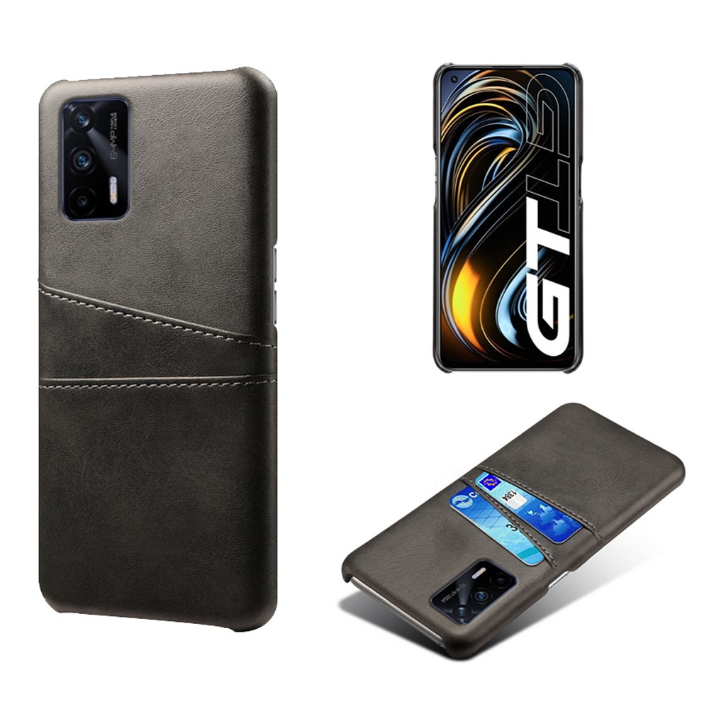 KSQ Realme GT 5G - KSQ Skal Med Kortfack - Svart