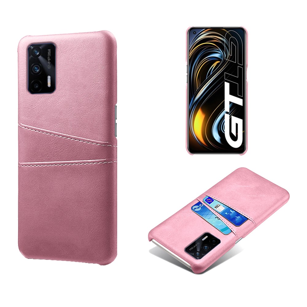 KSQ Realme GT 5G - KSQ Skal Med Kortfack - Roséguld