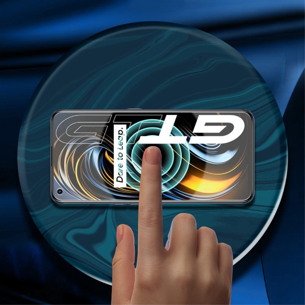  Realme GT 5G - Transparent Skärmskydd I Härdat Glas