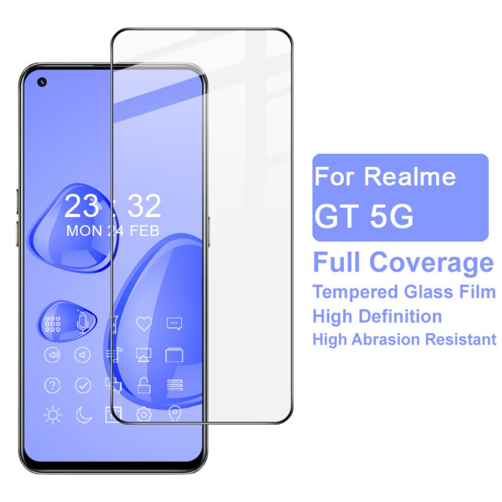 IMAK Realme GT 5G - IMAK Pro Heltäckande Skärmskydd I Härdat Glas