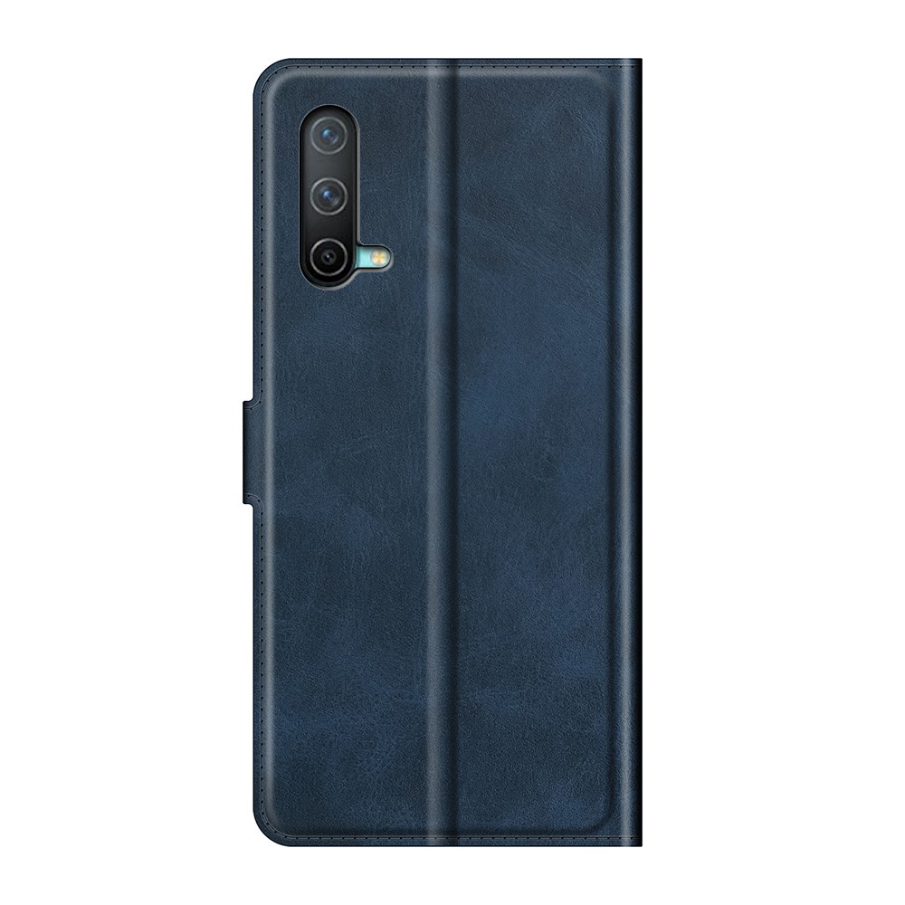 OnePlus Nord CE 5G - Solid Läder Fodral - Blå