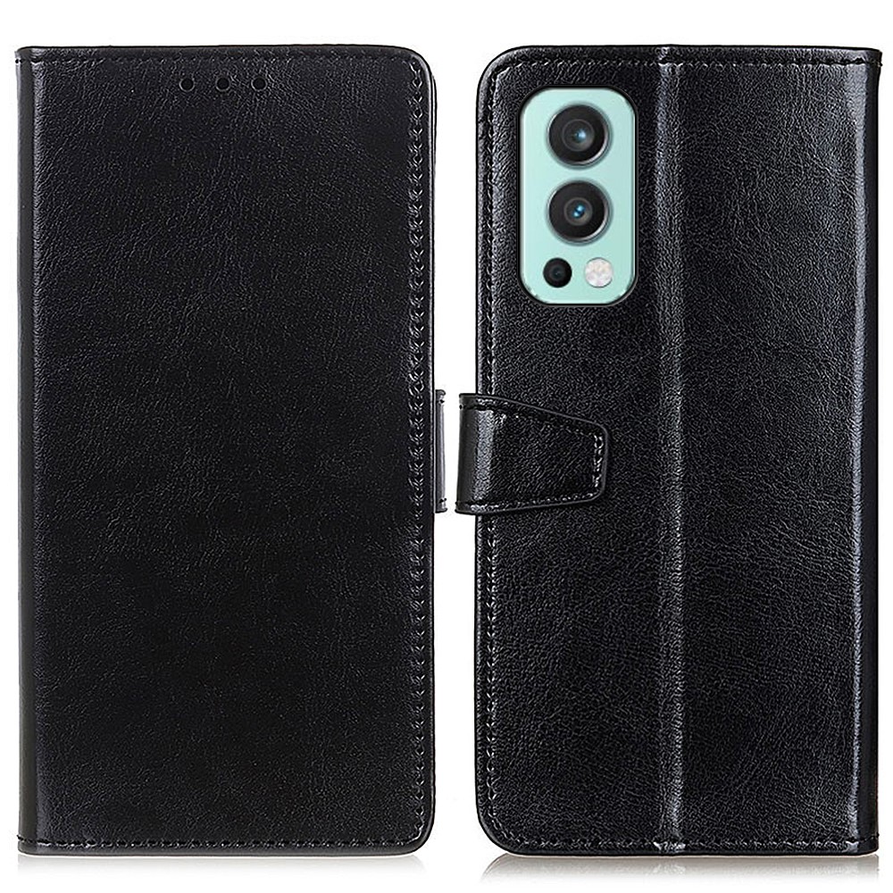  OnePlus Nord 2 5G - Läder Fodral - Svart