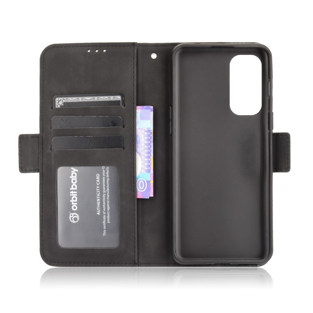  OnePlus Nord 2 5G - Fodral Med Avtagbart Kortfodral - Svart