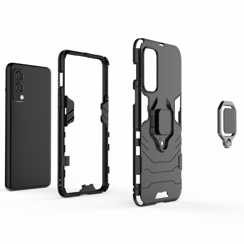  OnePlus Nord 2 5G - Hybrid Ring Skal - Röd