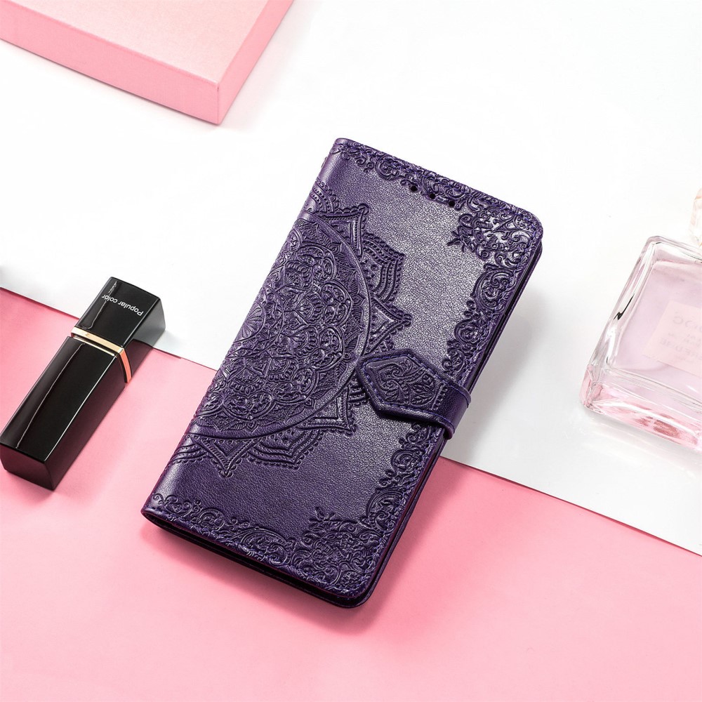  OnePlus Nord 2 5G - Mandala Läder Fodral - Lila