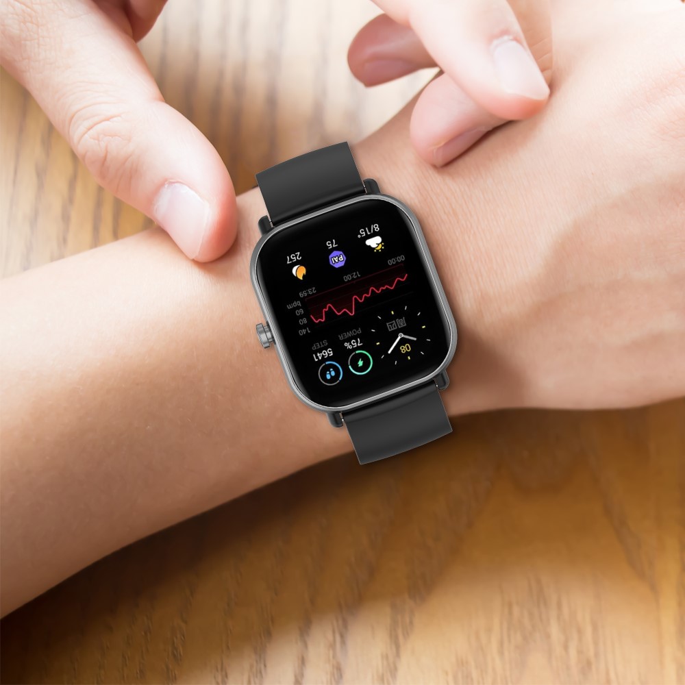  Silikon Armband För Smartwatch (20 mm) - Grön