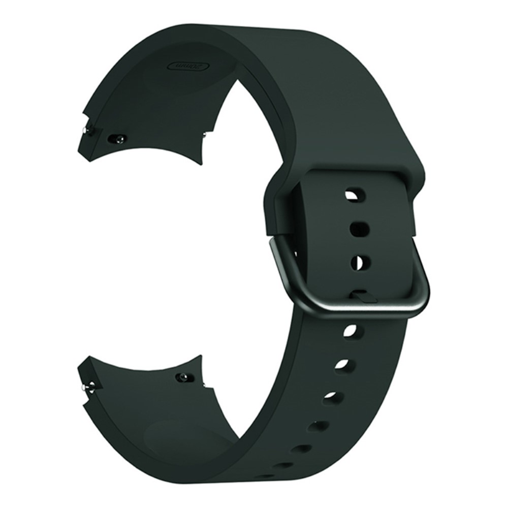  Silikon Armband För Galaxy Watch 4/5/5 Pro/6/7/FE Mörk Grön