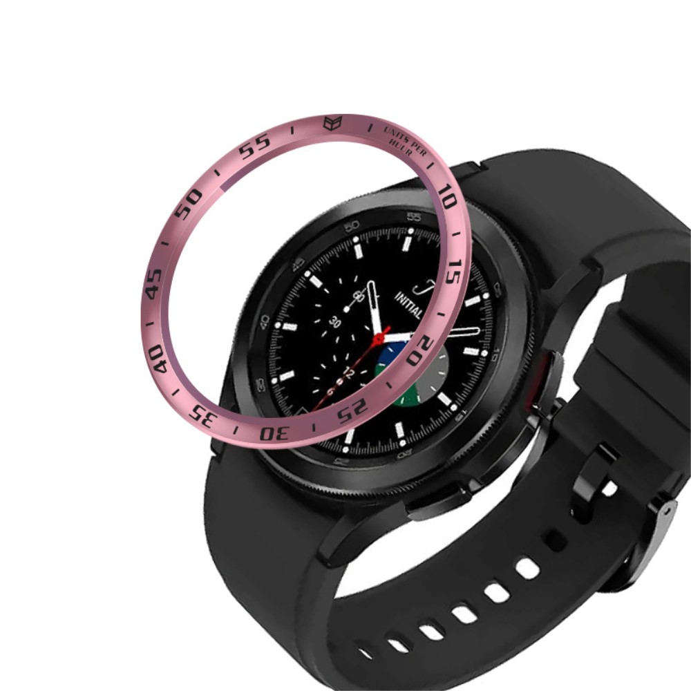  Bezel Skyddande Ring Galaxy Watch4 Classic 46mm - Roséguld/Svart