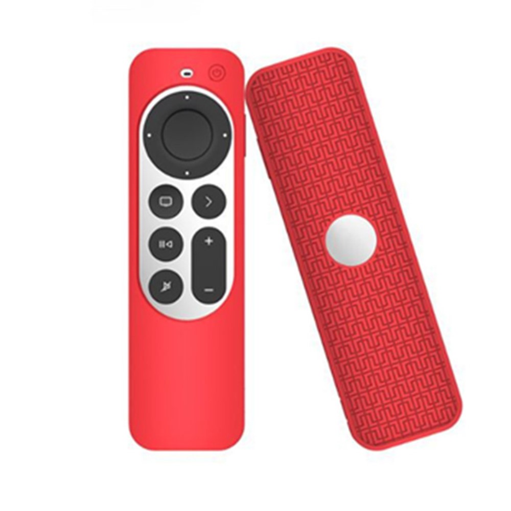  Apple TV 4K 2021 Silikonskal För Kontroll  Box - Orange