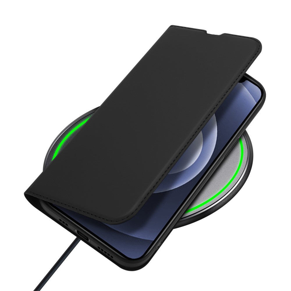 DUX DUCIS iPhone 13 - DUX DUCIS Skin Pro Läder Fodral - Svart