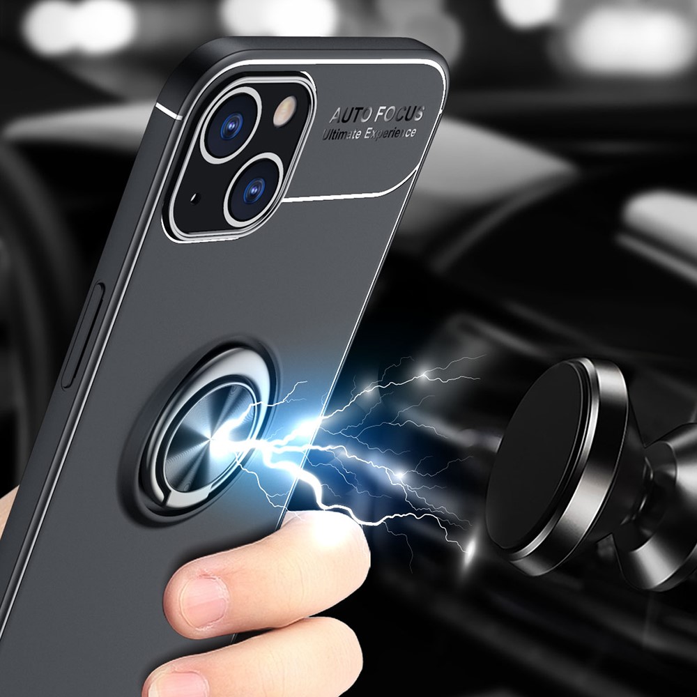  iPhone 13 - Ring Skal - Svart