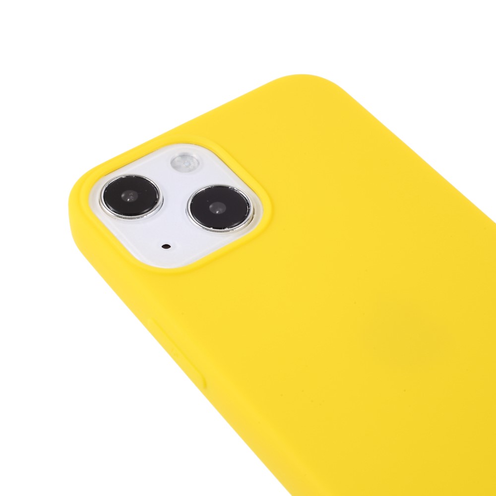  iPhone 13 - Matt TPU Skal - Gul