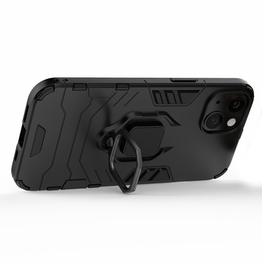  iPhone 13 - Hybrid Ring Skal - Svart