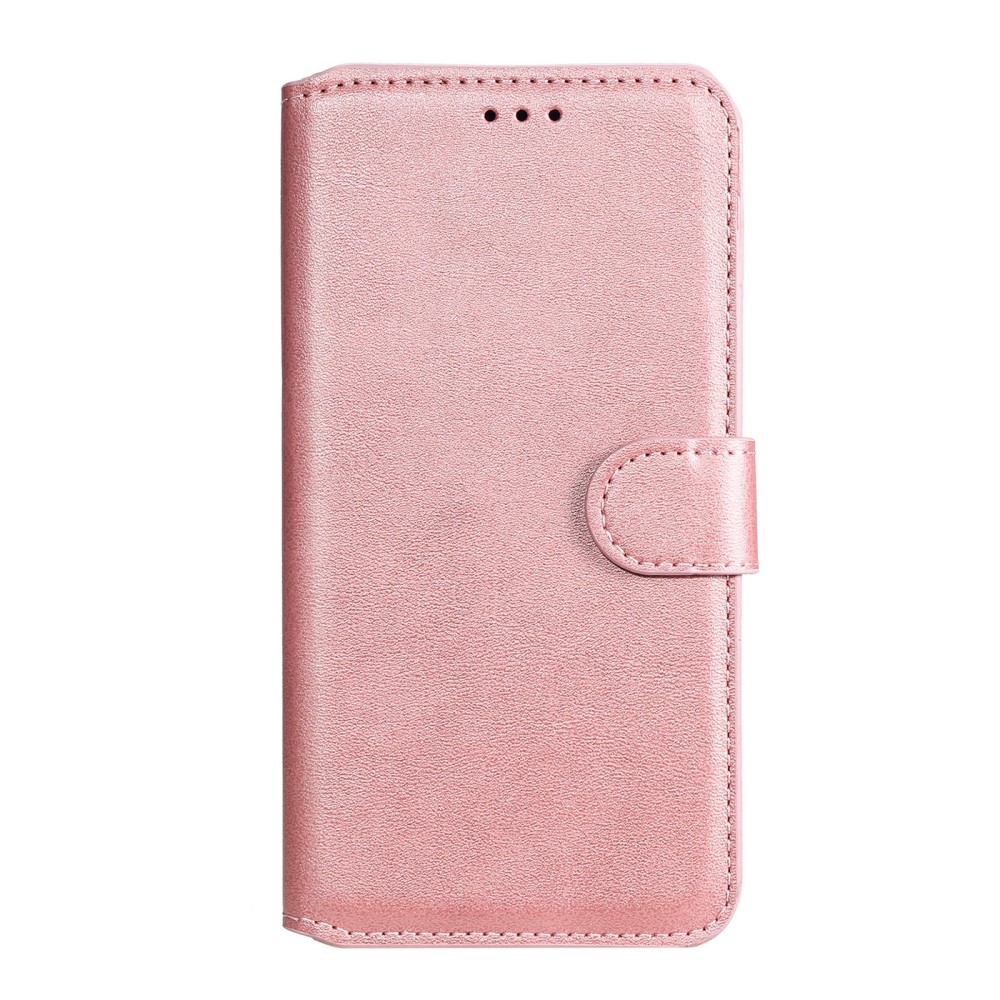  iPhone 13 - Solid Läder Fodral - Roséguld
