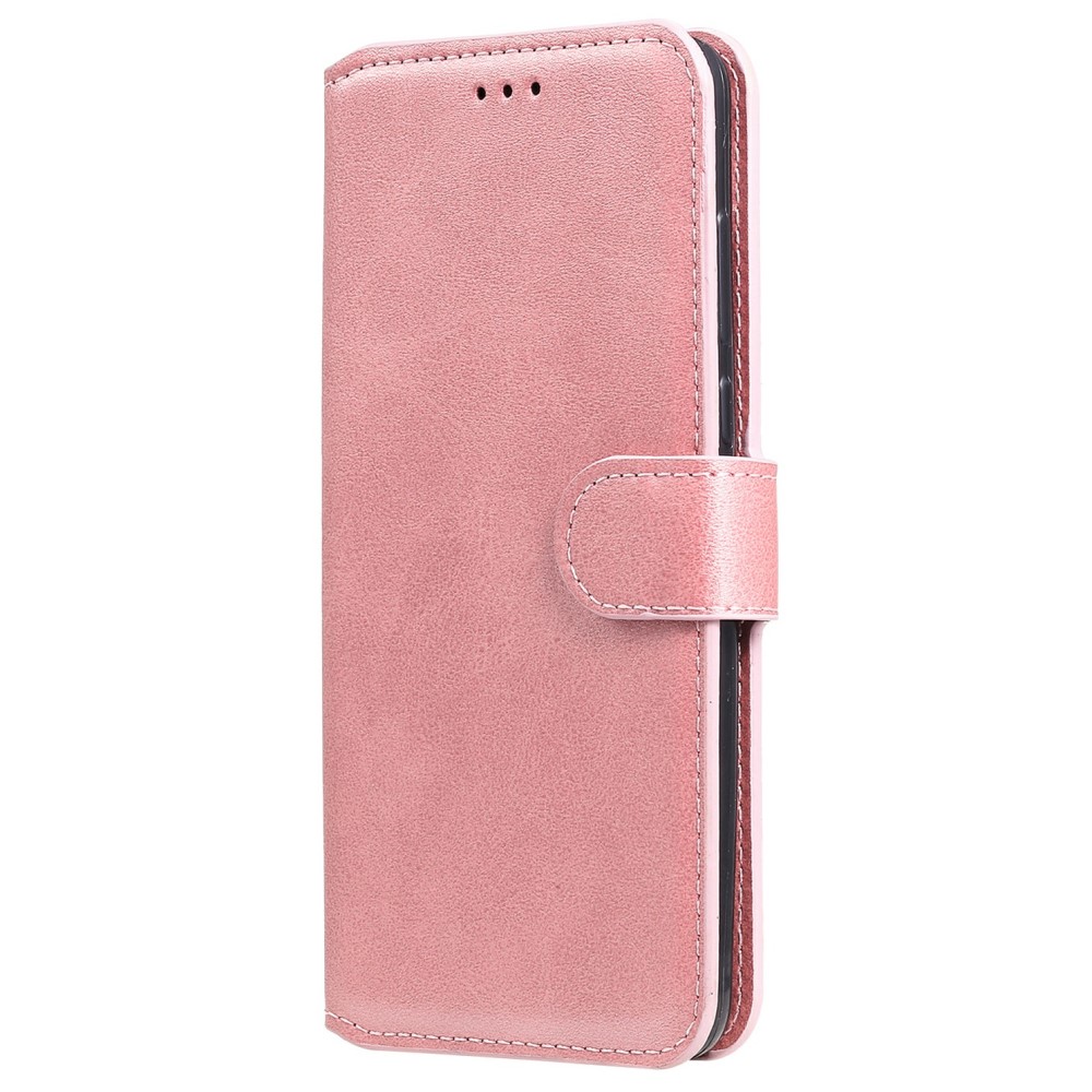  iPhone 13 - Solid Läder Fodral - Roséguld