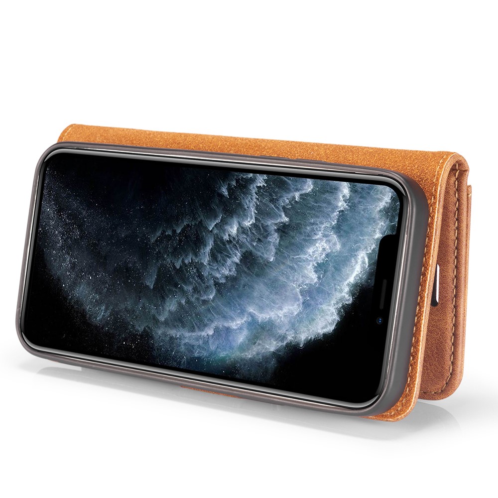DG.MING iPhone 13 - DG.MING 2in1 Magnet Fodral / Skal - Brun