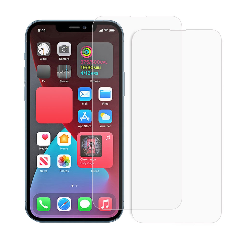  iPhone 14 / 13 / 13 Pro - 2-PACK Skärmskydd I Härdat Glas