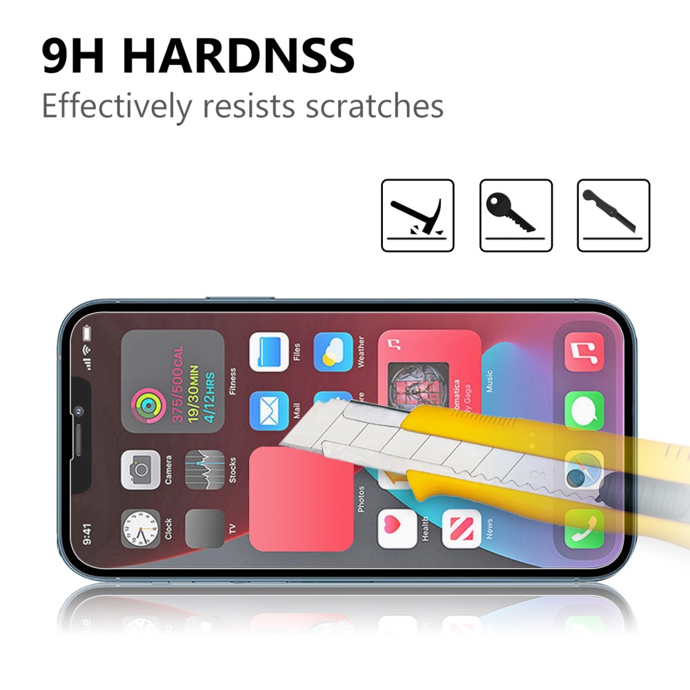  iPhone 14 / 13 / 13 Pro - 2-PACK Skärmskydd I Härdat Glas