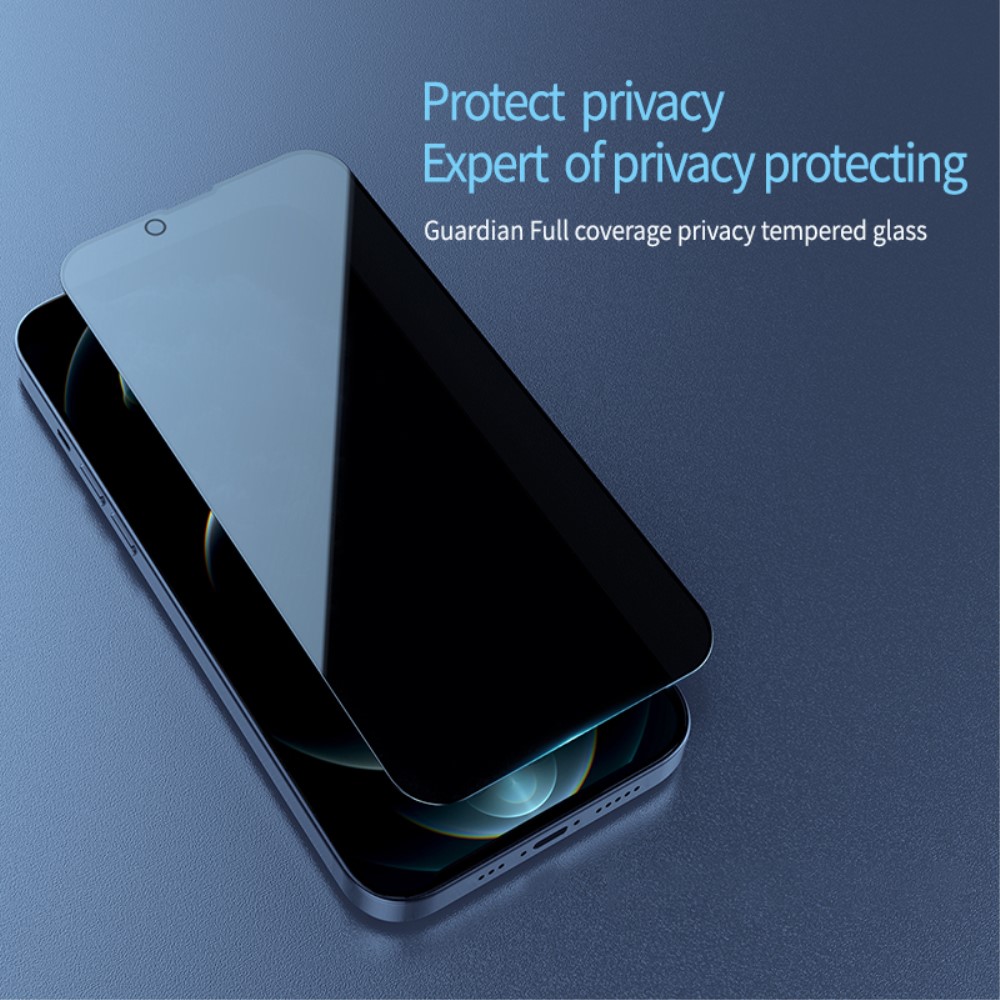 NILLKIN iPhone 14 / 13 / 13 Pro - NILLKIN Privacy Heltäckande Skärmskydd Härdat Glas